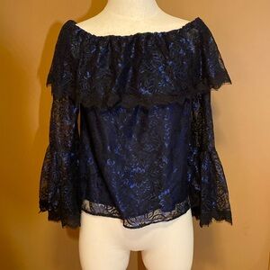 White House Black Market Lace Top